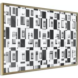 Arkiio Affisch Abstract Windows [Poster] 60x40 Poster